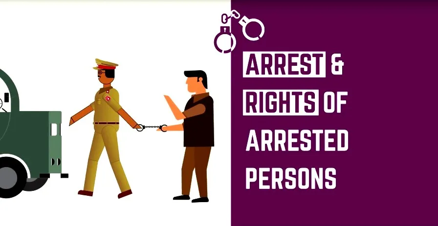 What are the rights of the arrested person