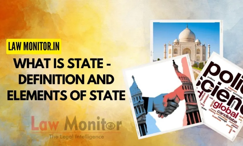 what is a State - Definition and elements of state