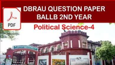 Political Science ballb dbrau