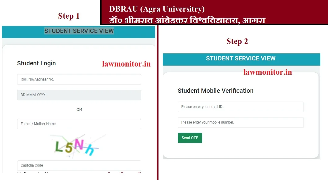 ssv agra university steps